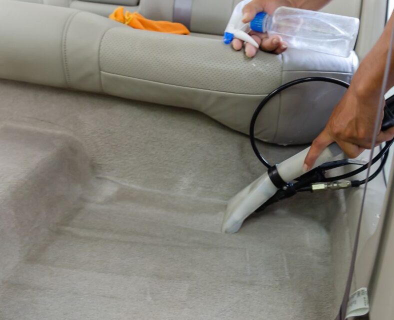 how to clean the soaked carpets